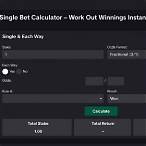 single bet calculator